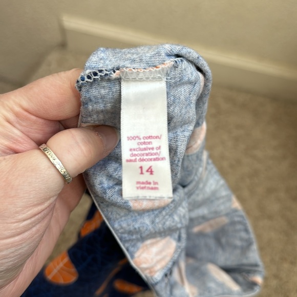 GIRLS Justice basketball sleep shorts size 14 - Picture 7 of 8